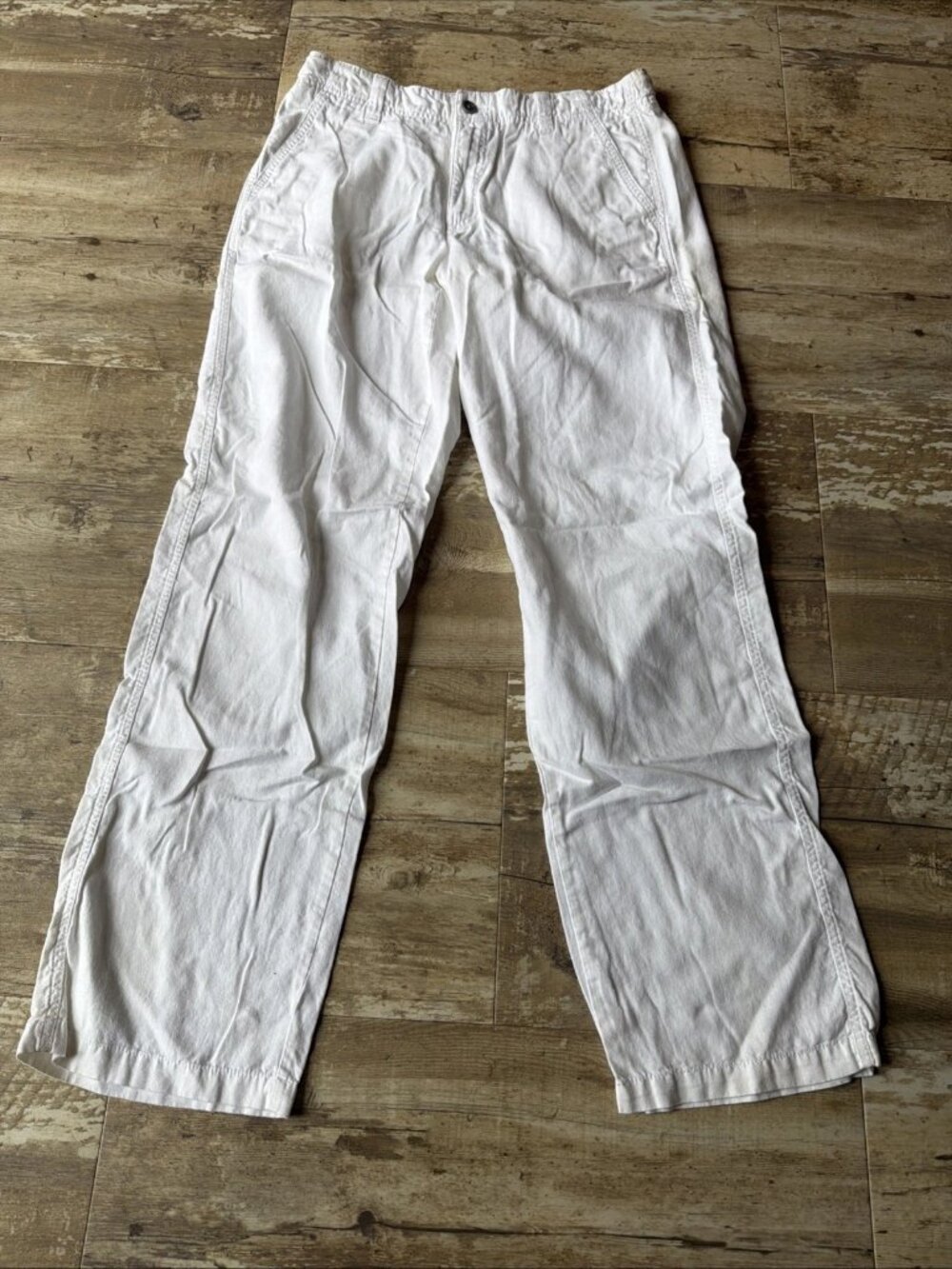 Marc Anthony Linen Blend White Pants Men’s 34x34